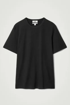 T-SHIRT AUS GEBÜRSTETER BAUMWOLLE