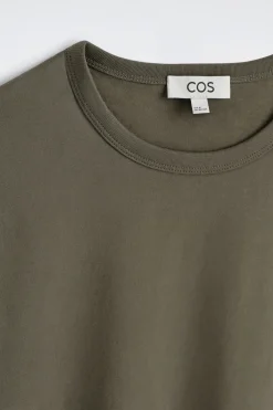T-SHIRT AUS GEBÜRSTETER BAUMWOLLE