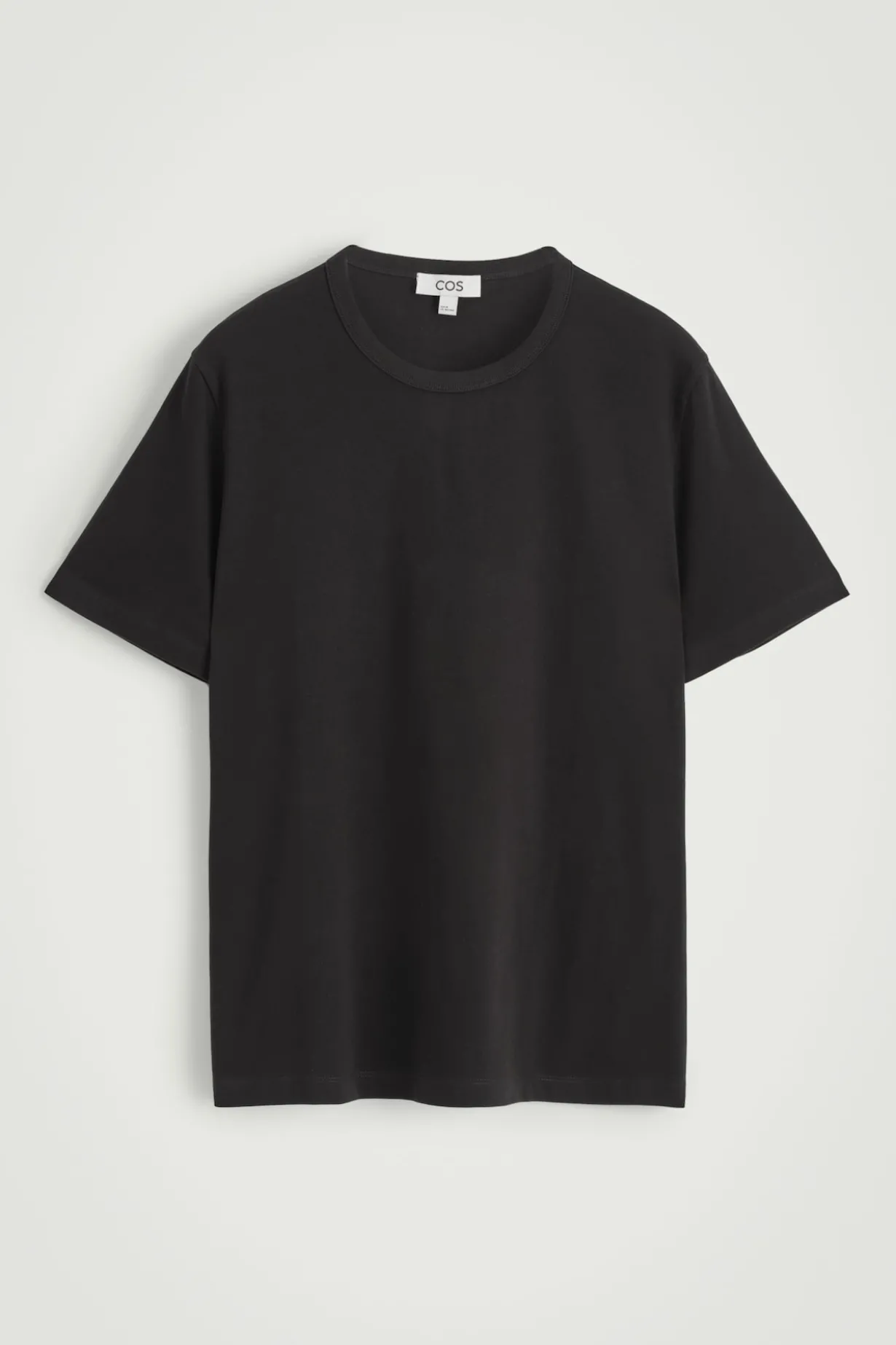 T-SHIRT AUS GEBÜRSTETER BAUMWOLLE