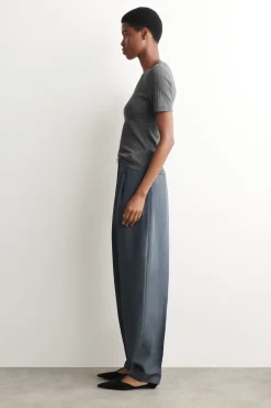 T-SHIRT AUS POINTELLE-STRICK