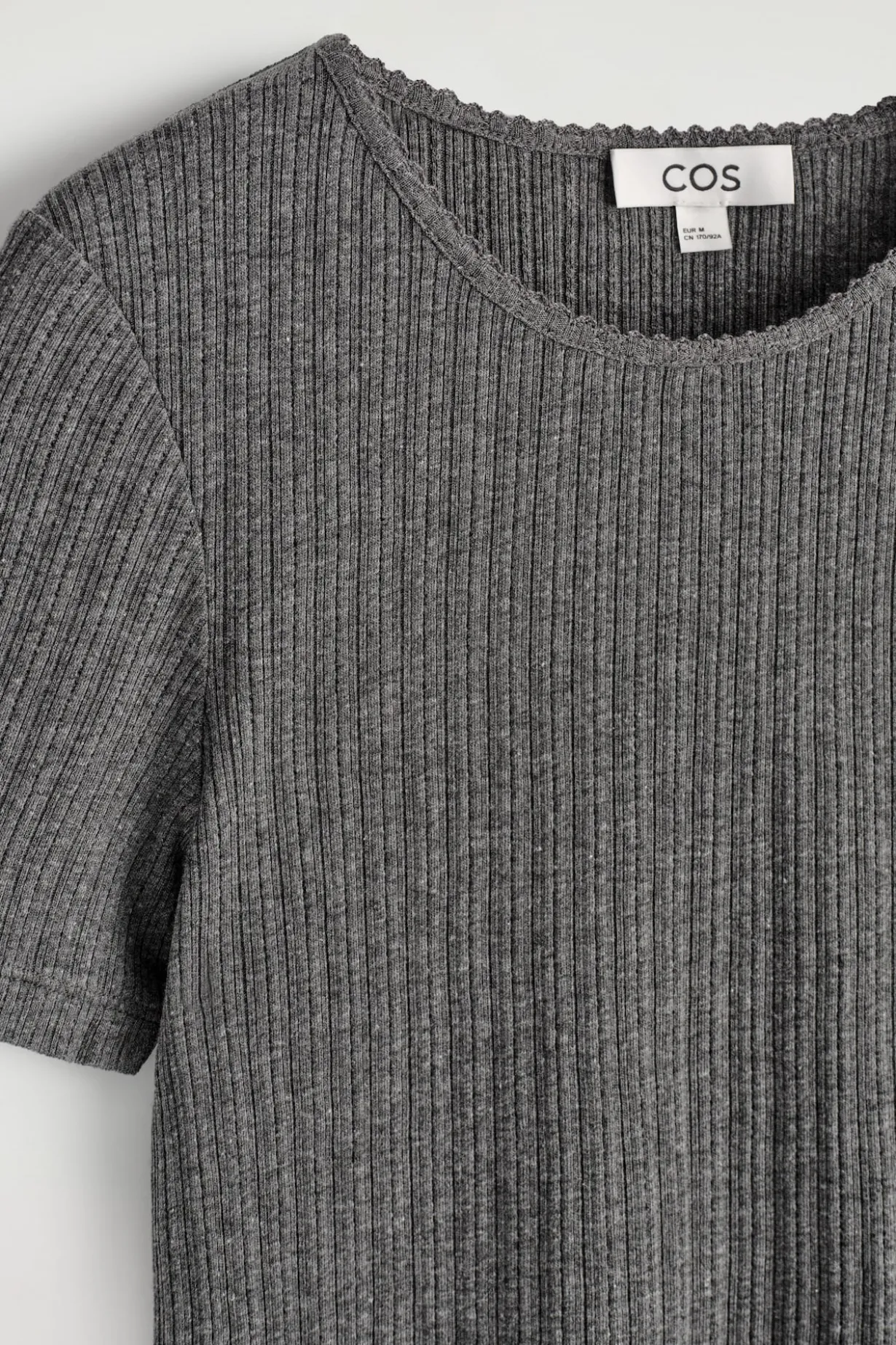 T-SHIRT AUS POINTELLE-STRICK