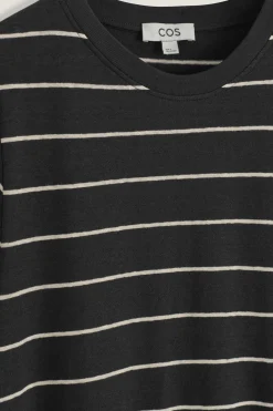 T-SHIRT-KLEID AUS BAUMWOLL-LEINEN-MIX IN MAXILÄNGE