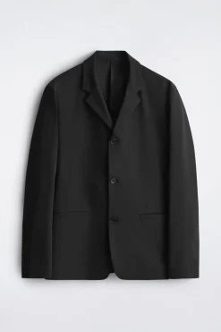 UNSTRUKTURIERTER BLAZER AUS TECHNISCHEM TWILL
