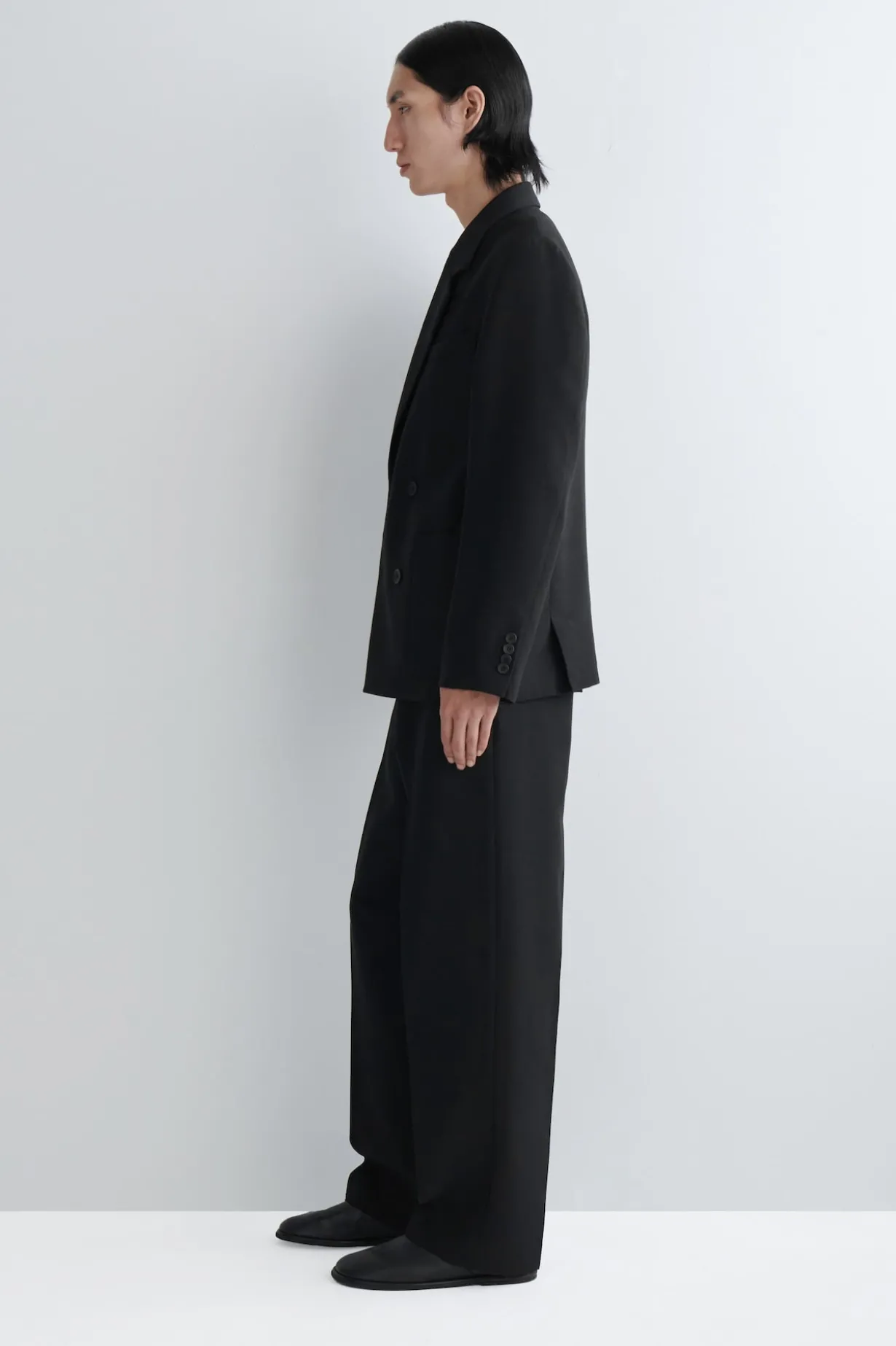 UNSTRUKTURIERTER BLAZER AUS WOLL-MIX