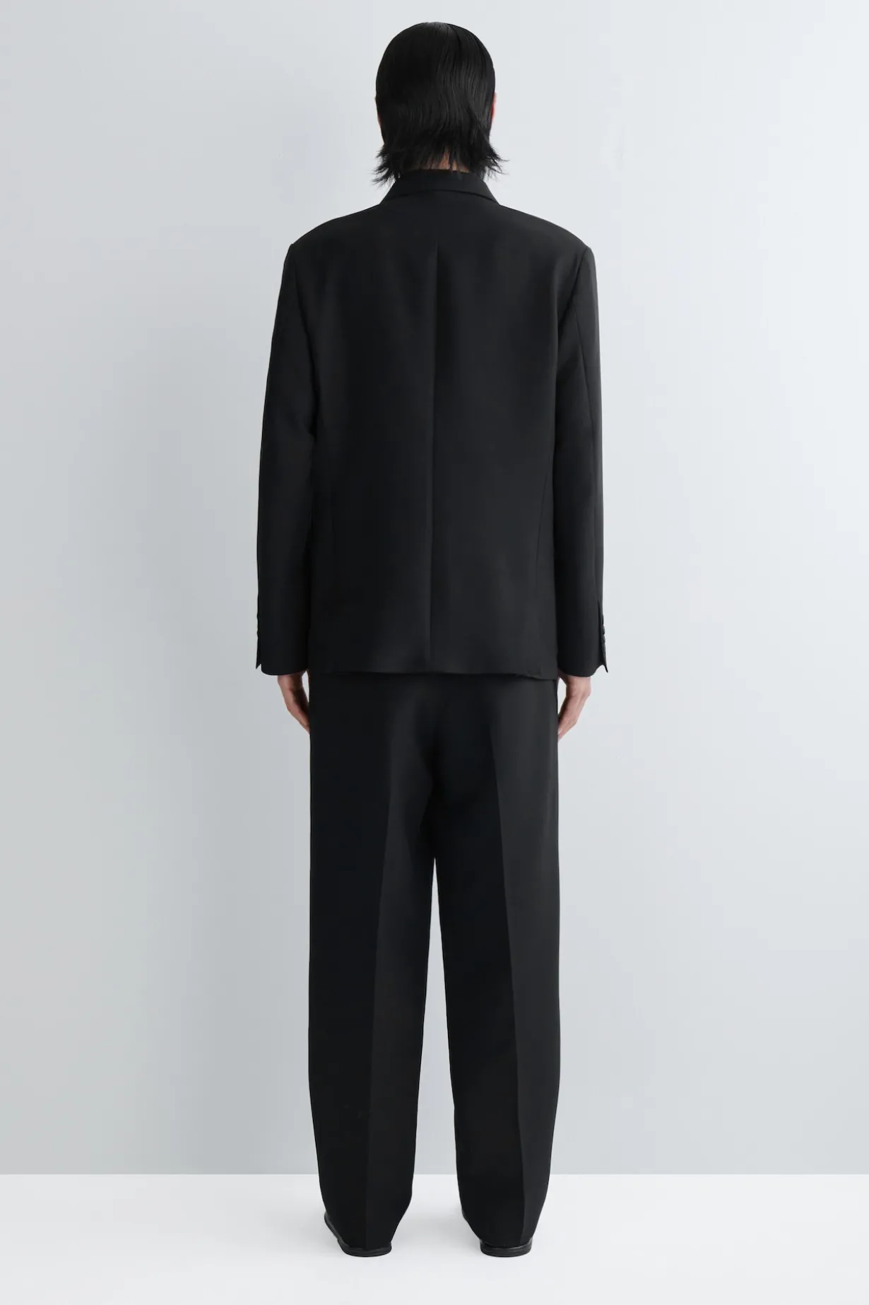 UNSTRUKTURIERTER BLAZER AUS WOLL-MIX