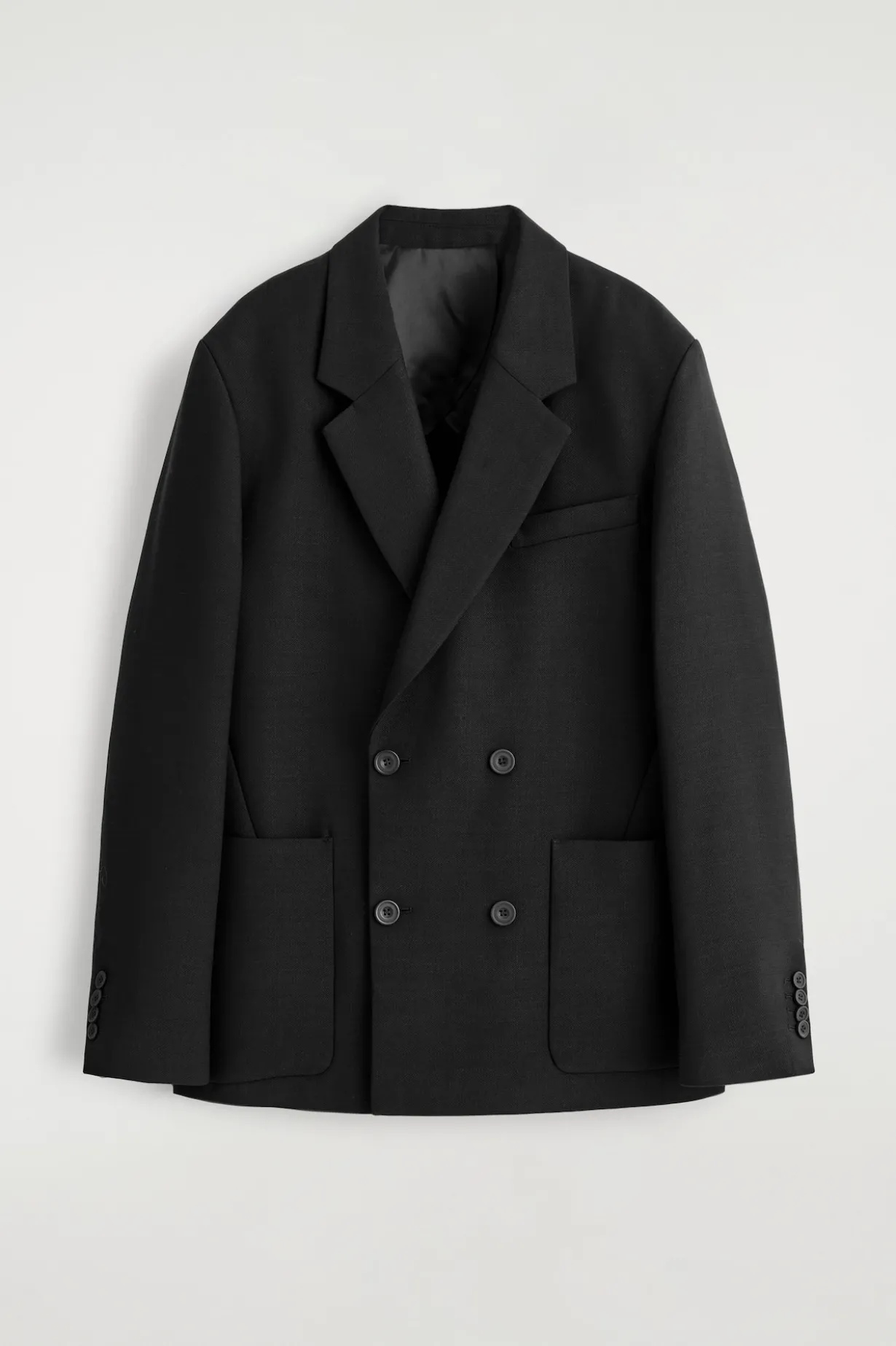 UNSTRUKTURIERTER BLAZER AUS WOLL-MIX