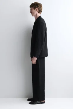 UNSTRUKTURIERTER BLAZER AUS SEERSUCKER