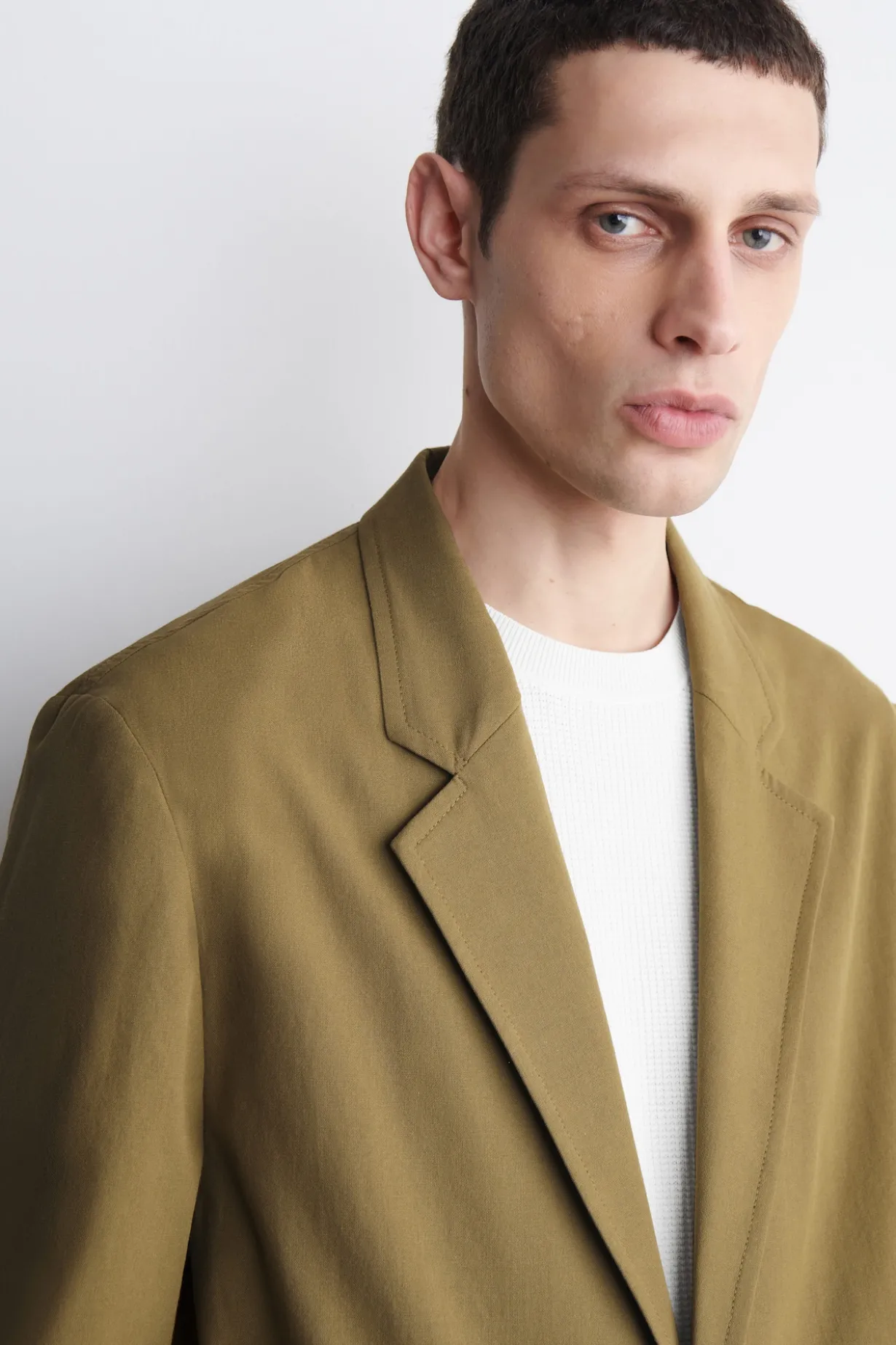 UNSTRUKTURIERTER BLAZER AUS BAUMWOLLE