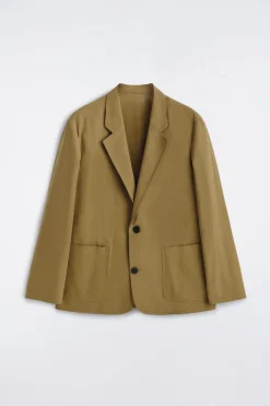 UNSTRUKTURIERTER BLAZER AUS BAUMWOLLE