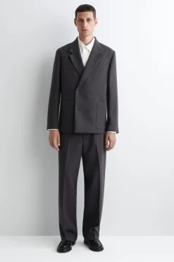 UNSTRUKTURIERTER BLAZER AUS WOLL-MIX