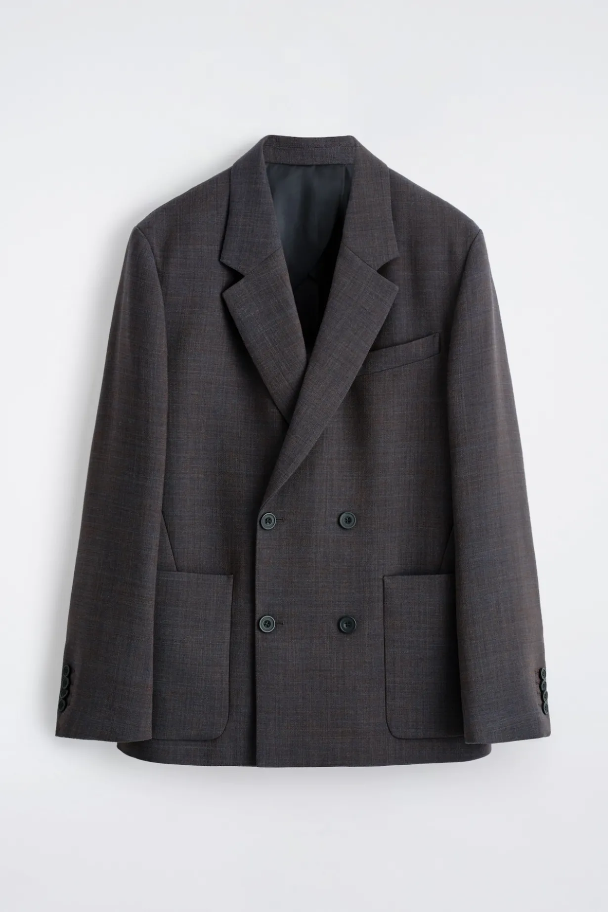 UNSTRUKTURIERTER BLAZER AUS WOLL-MIX