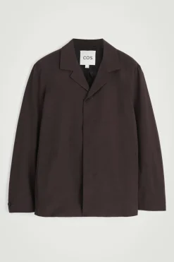 UNSTRUKTURIERTER BLAZER MIT HOHEM KRAGEN