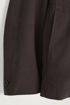 UNSTRUKTURIERTER BLAZER MIT HOHEM KRAGEN
