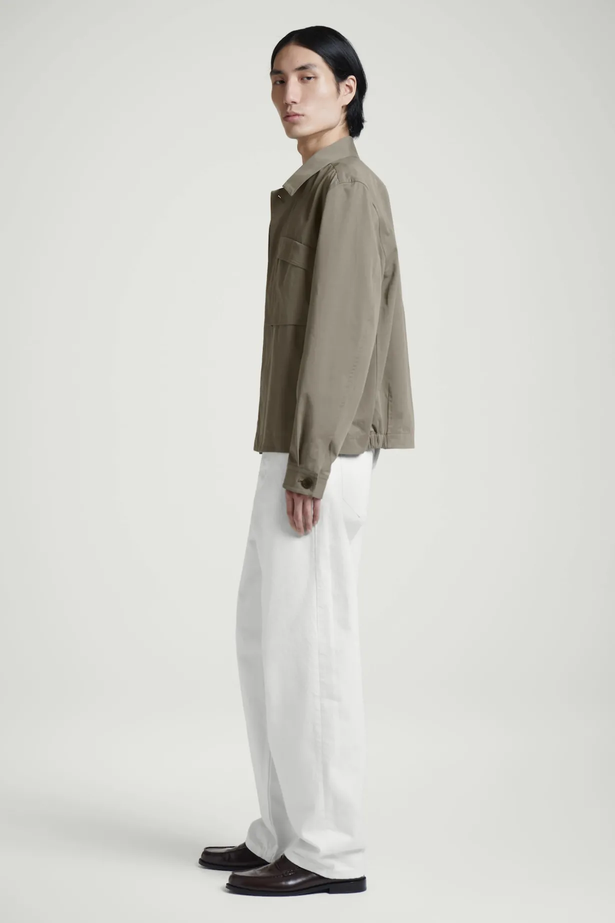UTILITY-HEMDJACKE AUS BAUMWOLL-TWILL