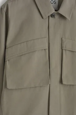 UTILITY-HEMDJACKE AUS BAUMWOLL-TWILL