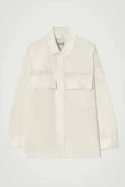UTILITY-HEMDJACKE AUS LEINEN-MIX