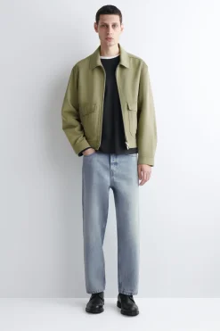 UTILITY-JACKE AUS BAUMWOLL-MIX MIT REISSVERSCHLUSS