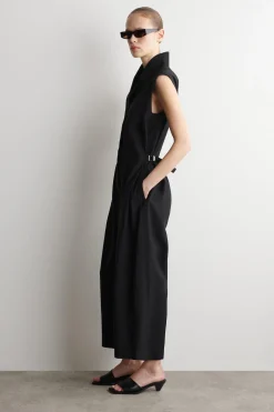 UTILITY-JUMPSUIT MIT SCHALKRAGEN