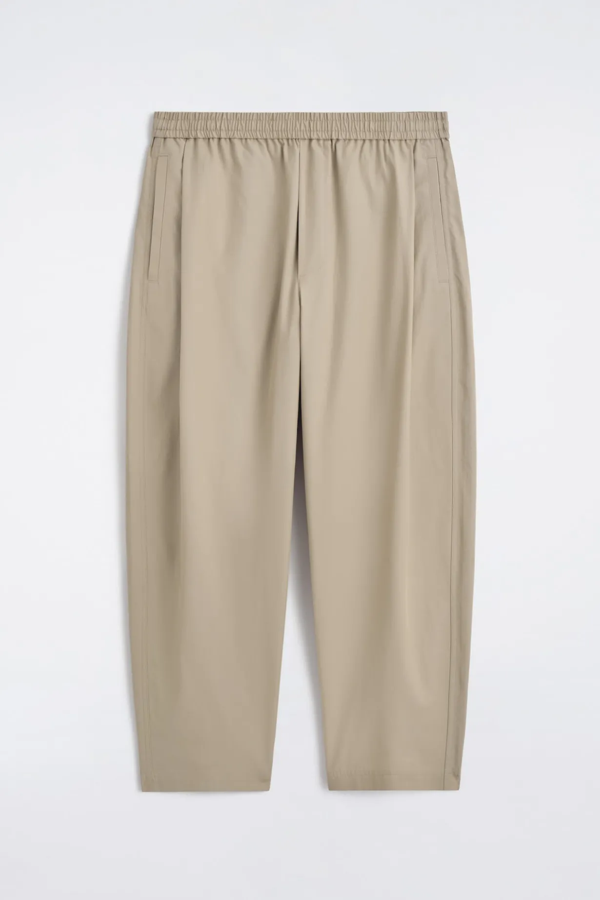 VERKÜRZTE HOSE MIT WEITEM BEIN