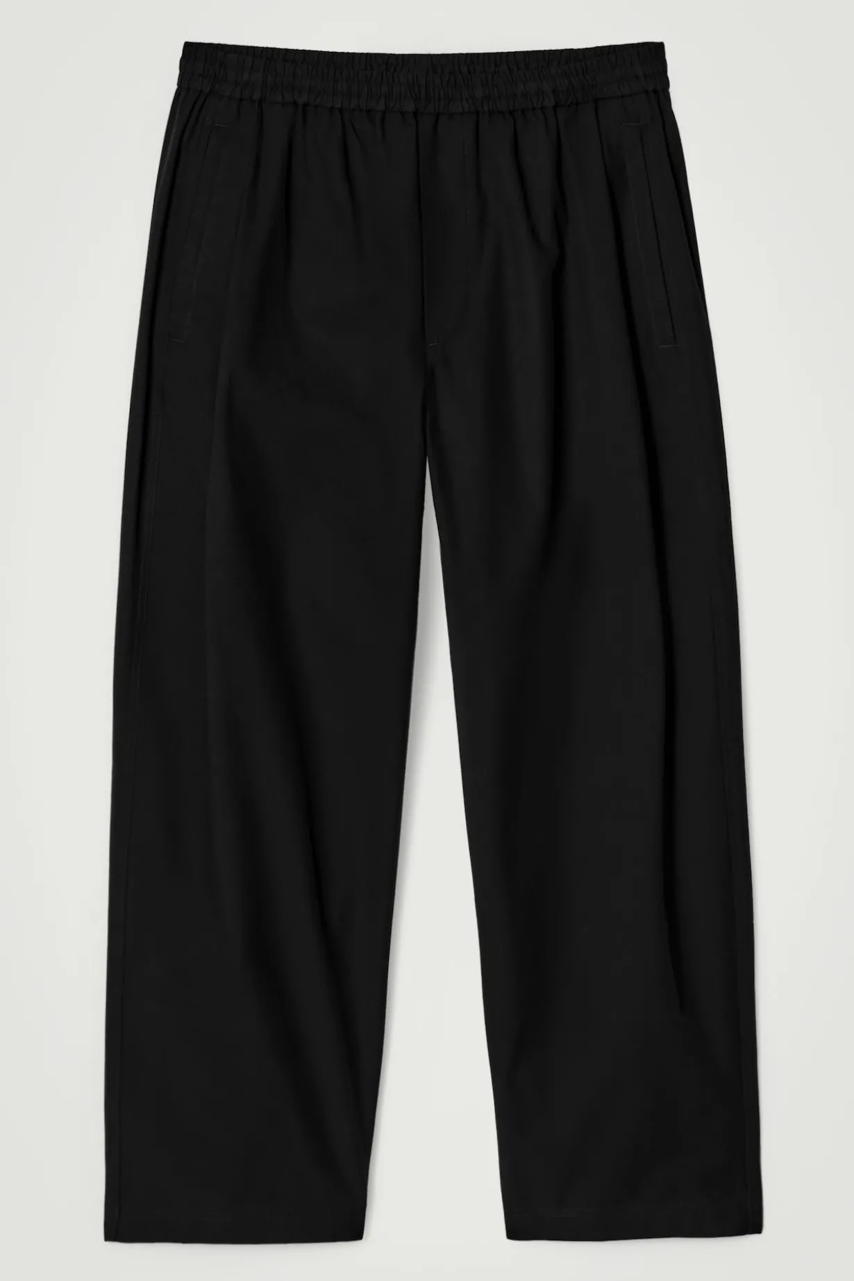 VERKÜRZTE HOSE MIT WEITEM BEIN
