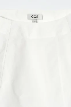 VOLUMINÖSE BAUMWOLLBLUSE MIT U-BOOT-AUSSCHNITT