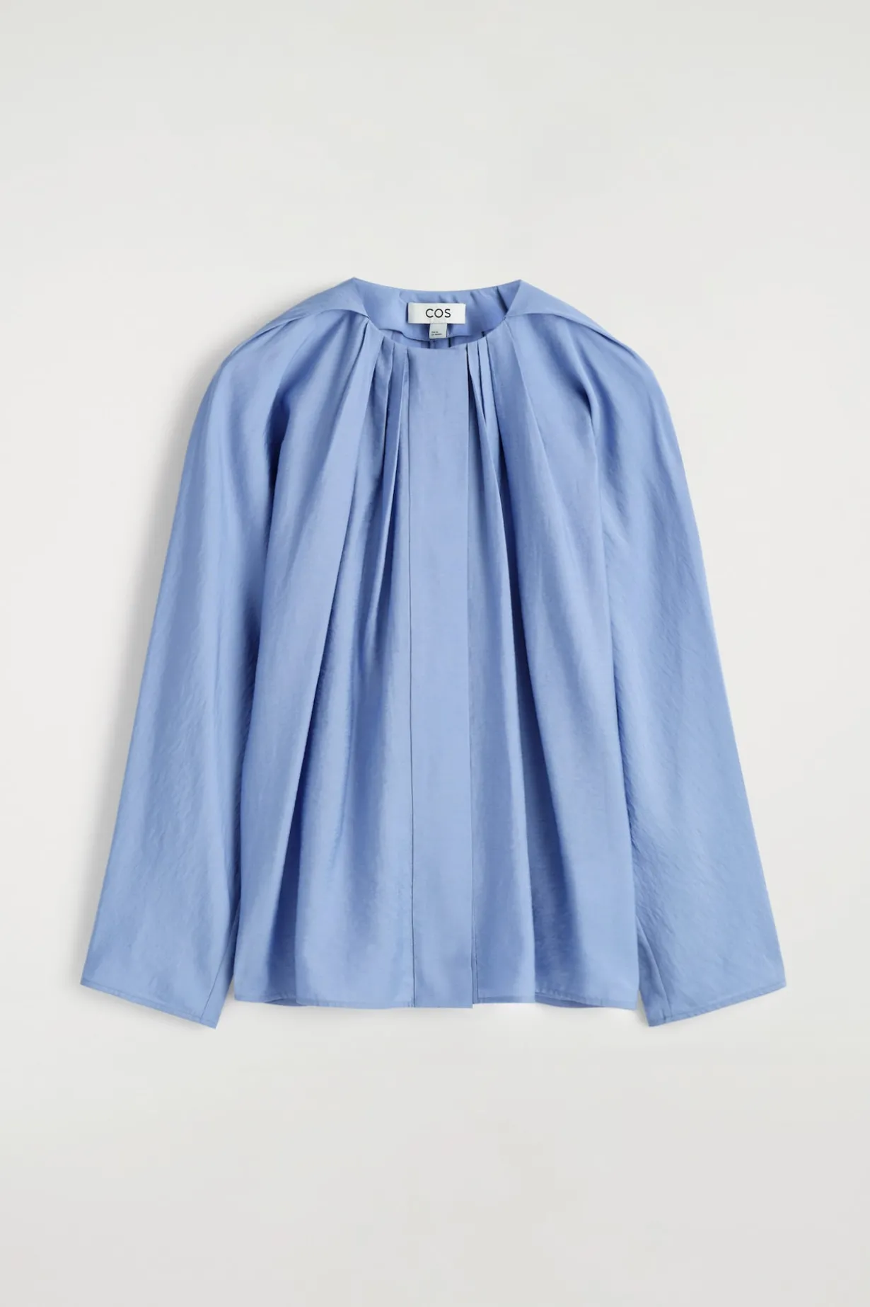 VOLUMINÖSE BLUSE MIT FALTEN