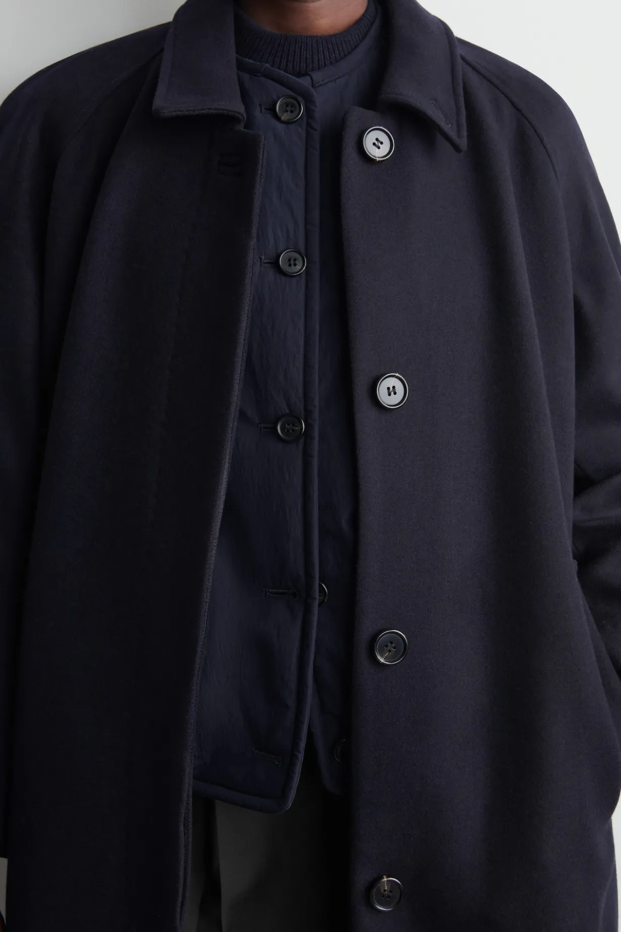 WATTIERTE JACKE AUS BAUMWOLLE