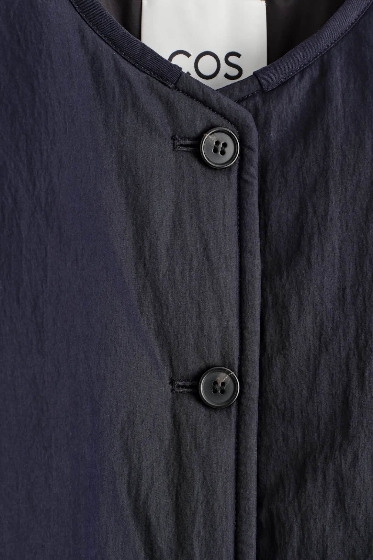WATTIERTE JACKE AUS BAUMWOLLE