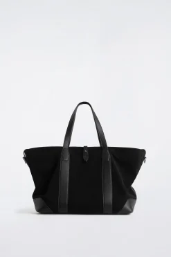 WEEKENDER TOTE BAG - VELOURSLEDER