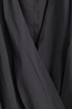 WICKELBLUSE MIT RAFFUNGEN