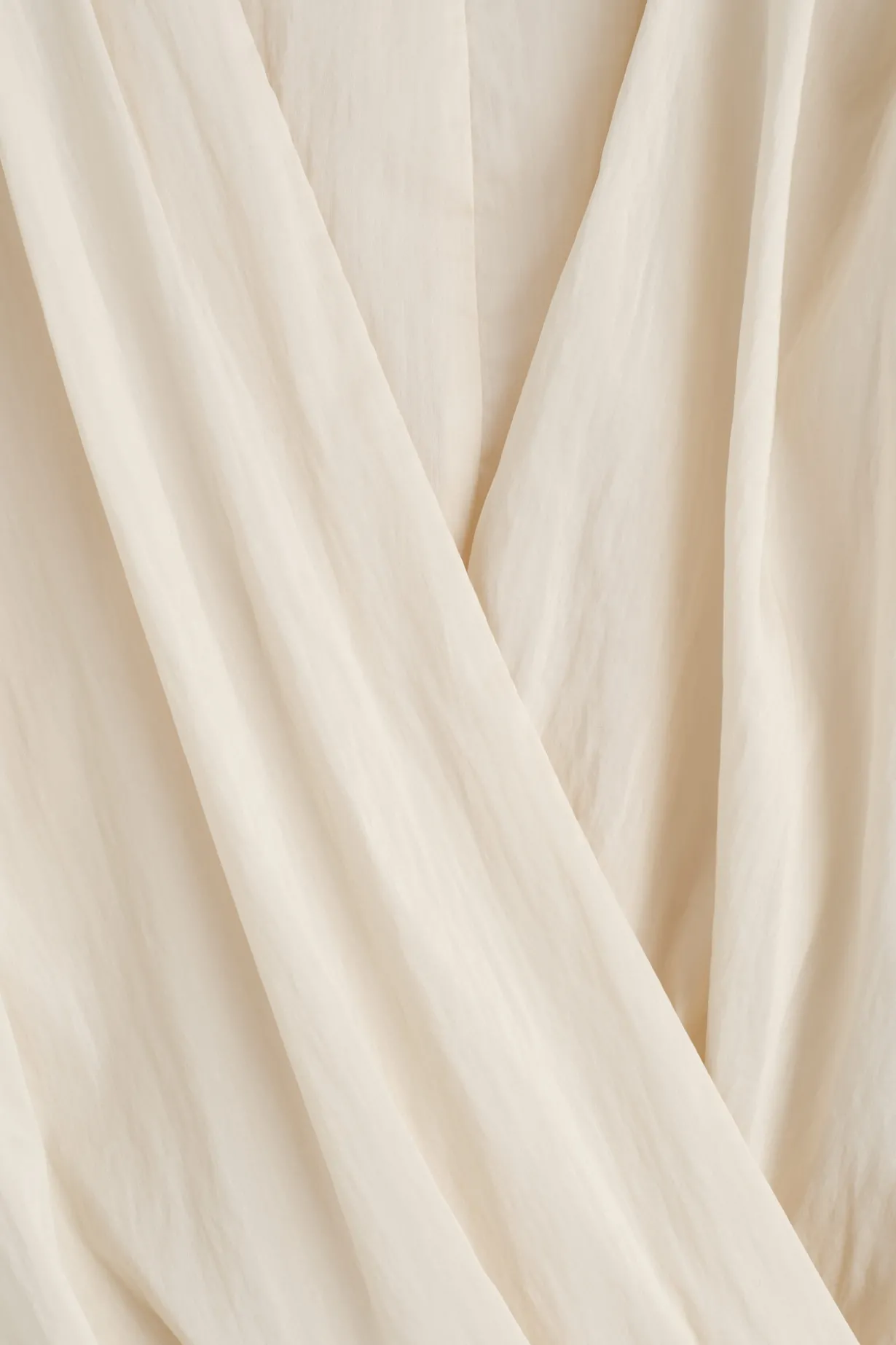 WICKELBLUSE MIT RAFFUNGEN
