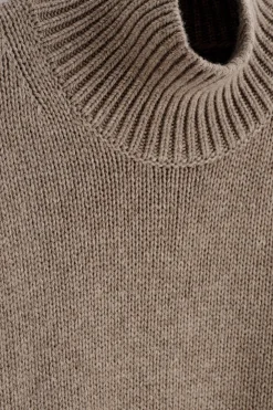 WOLLPULLOVER MIT ROLLKRAGEN