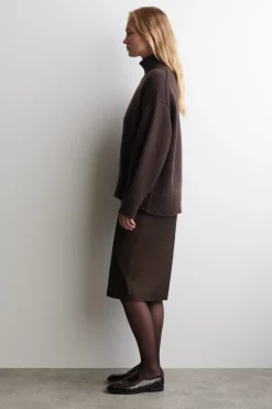 WOLLPULLOVER MIT ROLLKRAGEN